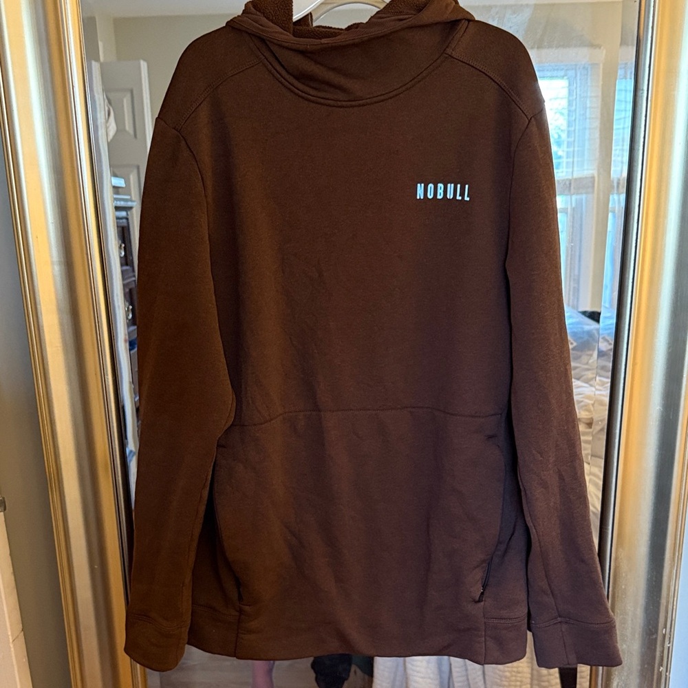 NOBULL Dark Brown Hoodie
